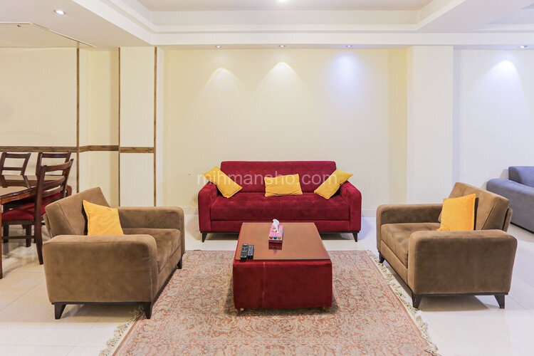 آپارتمان مبله 2 خواب 120 متر استاندارد کوروش