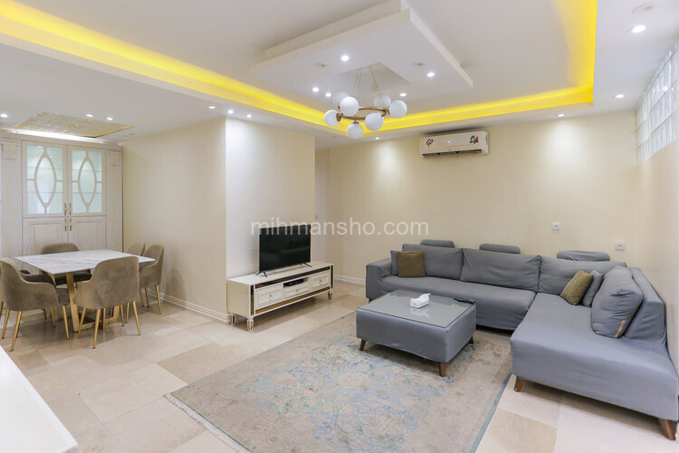 آپارتمان مبله دو خواب جکوزی در پاسداران