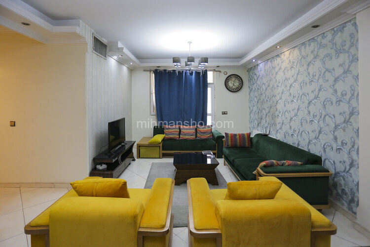 آپارتمان مبله دو خوابه در مرزداران