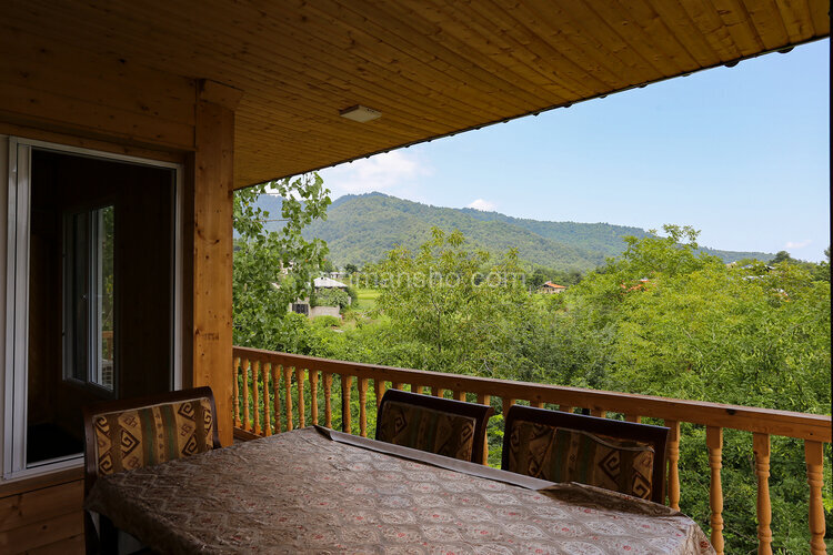 کلبه چوبی دوبلکس مبله در ماسال