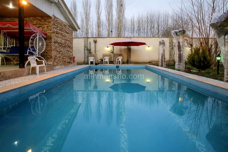 خانه ویلایی دوخواب استخر آبگرم الماس در کردان