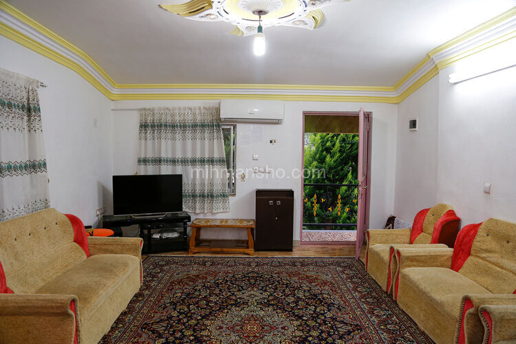 واحد دوخواب در طبقه دوم ویلا جنگلی در رامسر | پذیرائی