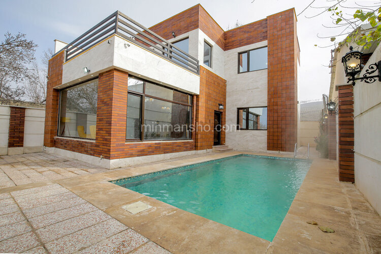 ویلا دوبلکس 4خواب استخردار چهارفصل در کردان | نمای ویلا