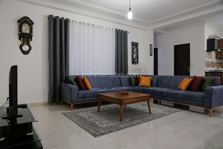 ویلا دوخواب استخرآبگرم در رامسر | پذیرائی