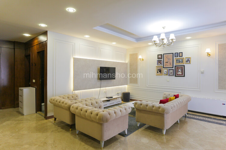 آپارتمان یک خوابه تیپ نئوکلاسیک ویژه در میرداماد