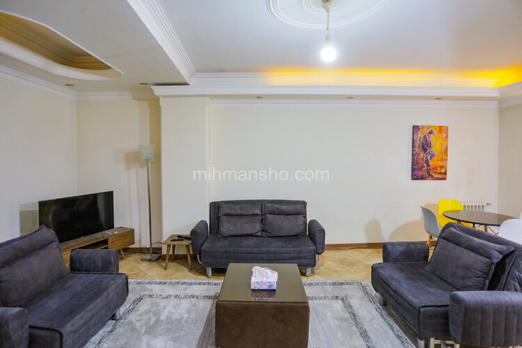 آپارتمان مبله دوخواب واحد 5 در سعادت