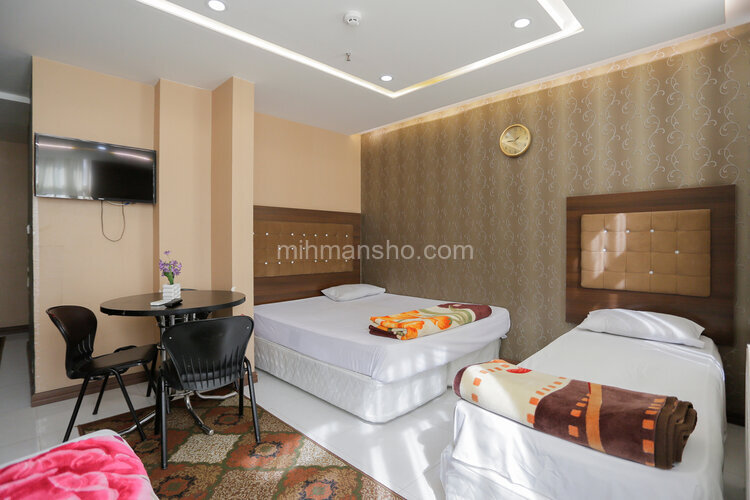 اتاق پنچ نفره در هتل آپارتمان در مشهد