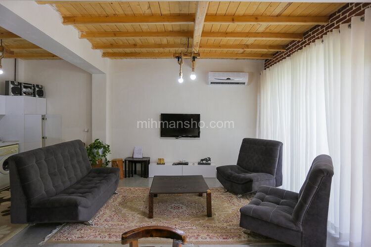 ویلا دوبلکس مبله چوبی سیکاس سبز در ماسال